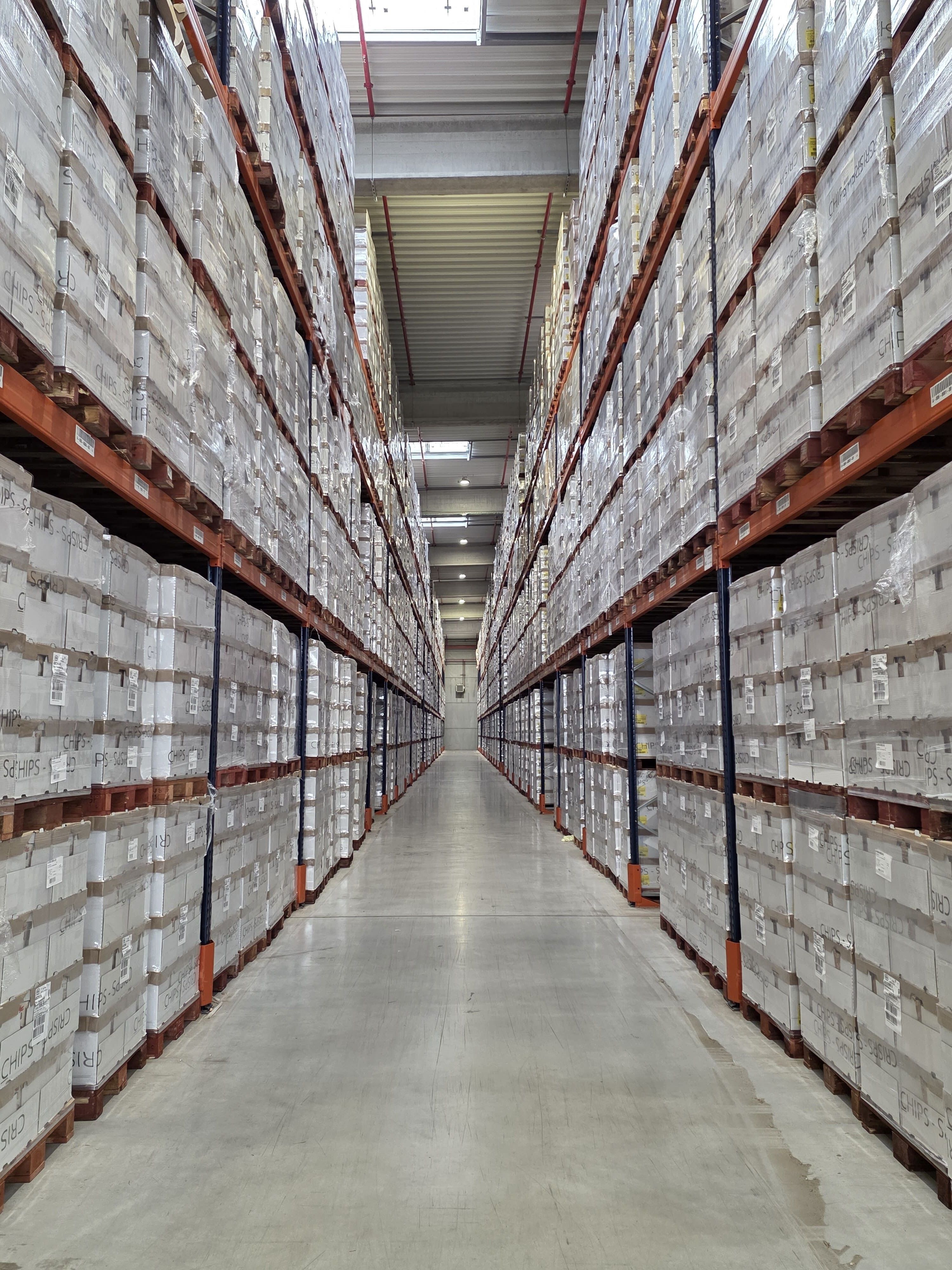 Entrepôt de stockage dans la drome à étoile sur Rhône